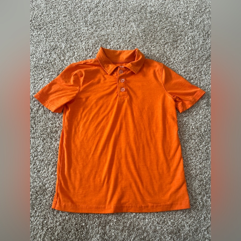 Like New - Jumping Beans - Vibrant Orange Kids Polo - Size 6